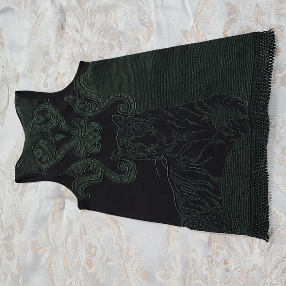 Just Cavalli Tiger Stitch Tank Top - Picture 4 of 4